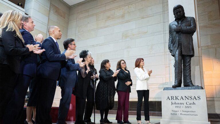 Johnny Cash memorial unveiled at Capitol: 'embodies the American spirit'