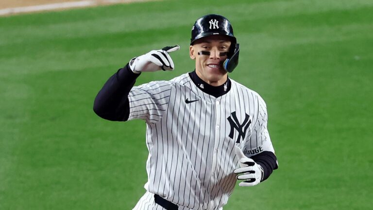 Aaron Judge breaks postseason slump as Yankees lead 2-0 over Guardians in ALCS