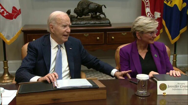 Biden calls Vice President Harris 'President' after being interrupted twice during hurricane press conference