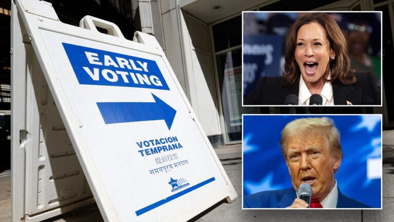 Georgia casts more than 1.4 million votes as early voting records are broken in key battlegrounds
