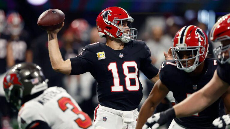 The Falcons dominated the Bucs in overtime with Kirk Cousins' franchise-record 509 passing yards.